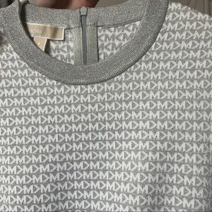 Michael Kors Silver Sparkly Mini Dress